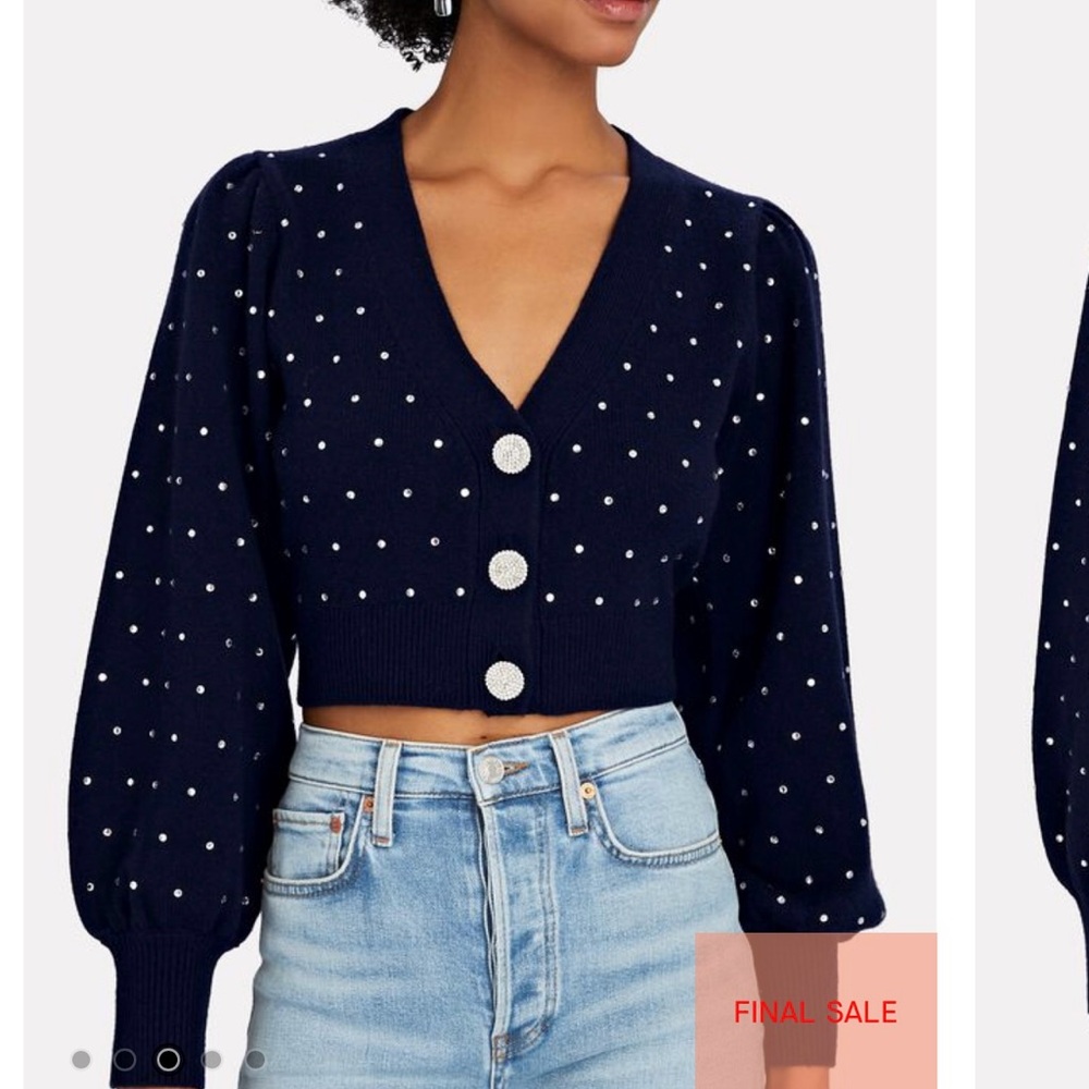 Viola Crystal-Embellished Cardigan
